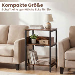 &Ouml;&ouml;kapp, 2 tk, Pruun/must, 40 &times; 61 &times; 30 cm