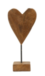 Sisekujundusskulptuur, s&uuml;damekujuline, 15 &times; 35 &times; 10 cm