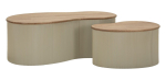 Frankfurti diivanilaudade komplekt, 2 tk, 87 &times; 53 &times; 32 cm / 50 &times; 35 &times; 28 cm