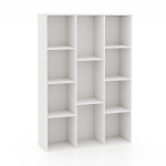 Seisev riiul 74x24x106cm, valge v&auml;rv