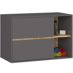 Valamualune vannitoakapp VAMI W90, 2 sahtlit, halli/pruuni v&auml;rvi, 90 &times; 60 &times; 45,5 cm