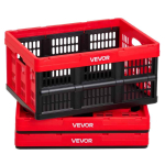 Hoiukastid VEVOR ZJKS493624W, 3 tk, 32 l, Punane/must, 48,3 &times; 35,3 &times; 23,8 cm