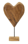 Sisekujundusskulptuur DOBU, s&uuml;damekujuline, 25 &times; 45 &times; 12 cm