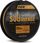 &Otilde;ngen&ouml;&ouml;r Fox Submerge oranž uppuv Braid, 300 m, 0,30 mm, 55 lb, 24,9 kg