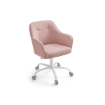 Kontoritool 64x64x93cm., roosa/valge