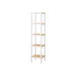 Vannitoa riiul 33x33x146cm., helepruun