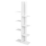 Seisev riiul 50x20x141cm, valge v&auml;rv