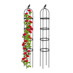 Komplektis 2 aiagrilli "Tower" 188x30cm., must v&auml;rv