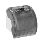 Tualettpaberi hoidja 15x13,5x15cm., hall/valge