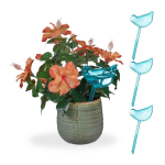 Automaatsed kastmispallid Relaxdays, 4 tk, Sinine, 6 &times; 25,5 cm