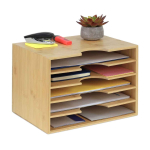 Dokumendialus Relaxdays 10039406.0, 5 sektsiooni, 32,5 &times; 23,5 &times; 24 cm