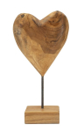 Sisekujundusskulptuur DOBU, s&uuml;damekujuline, 20 &times; 37 &times; 12 cm