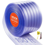 L&auml;bipaistvad PVC ukseliistud, 45,7 m x 30,5 cm, s&uuml;gavk&uuml;lmiku ja lao kardinad