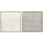 Seinakaunistuste komplekt, 2 tk, 80 &times; 80 &times; 3,5 cm