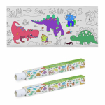 V&auml;rvimispaberirull Relaxdays, dinosaurusemotiiv