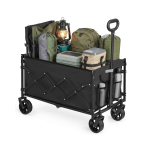 Kokkupandav k&auml;sik&auml;ru SONGMICS, 4 ratast, 150 l, 79,5 &times; 90,5 &times; 49,5 cm