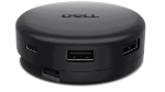 USB-jaotur Dell Pro 7-in-1 USB-C Travel Hub DA326, 7 &uuml;hendust