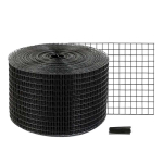 P&auml;ikeseenergial t&ouml;&ouml;tav linnukaitse, 12,7 mm traatrull, 20 x 3048 cm, roostekindel PVC-kate, 50 traatrehvi