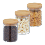 S&auml;ilituspurgid Relaxdays 10039489.0, 3 tk, iga&uuml;ks 650 ml, &Oslash; 10 &times; 13 cm