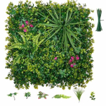 Kunstpukspuuplaatide komplekt VEVOR JN-JX-16, 16 tk, Roheline, 50,8 &times; 50,8 cm