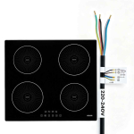 Induktsioonpliidiplaat VEVOR SK-70IHB4T1P-S, 4 kuumutusala, 59 &times; 5,5 &times; 52 cm