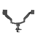 Monitorihoidik EDBAK DMV02 Dual Swing Arm, kaks p&ouml;&ouml;ratavat haru