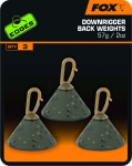 Raskused Fox Edges Downrigger Back Weights, 57 g, 3 tk