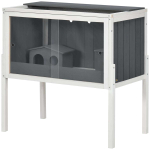 J&auml;nesepuur PawHut 82x45x81cm, halli/valget v&auml;rvi