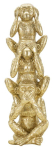 Ahvide dekoratsioon Mauro Ferretti Monkeys Tower, 3 ahvi, &Oslash; 10,5 &times; 30 cm