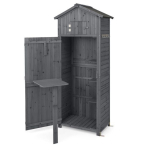 Aiat&ouml;&ouml;riistade kuur, 3 riiulit, Hall, 75 &times; 180,5 &times; 50 cm
