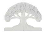 Puukujulised raamatuhoidjad, 2-osaline komplekt, 23,5 &times; 18 &times; 8 cm