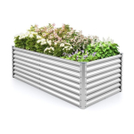 T&otilde;stetud peenar 180x95x60cm, h&otilde;bedase v&auml;rvusega