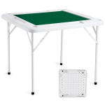 Kokkupandav mahjongi ja doomino m&auml;ngulaud, 35,4x35,4 tolli, roheline