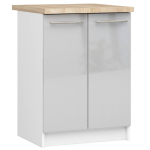 K&ouml;&ouml;gikapp OLIWIA S60, 2 ust, Valge, 60 &times; 85 &times; 46 cm