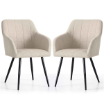 S&ouml;&ouml;gitoa toolid LUXANO, 2 tk, beež/must, 54 &times; 82 &times; 58 cm