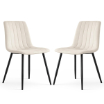 S&ouml;&ouml;gitoolide komplekt LIVO, 2 tk, Beež, 45,5 &times; 87 &times; 43,5 cm