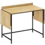 Arvutilaud, Kokkupandav, Tamm/must, 170 &times; 78 &times; 58 cm