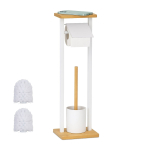 Tualetiharja hoidik Relaxdays, 3 harjapead, 73,5 &times; 20 &times; 20 cm
