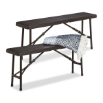 &Otilde;uepingid Relaxdays, 2 tk, Pruunid, 100 &times; 42 &times; 25 cm