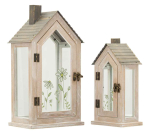 Laternad Home Flower, 2 tk, 18 &times; 13 &times; 36 cm / 12,5 &times; 8,5 &times; 25 cm