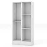 Seisev riiul 50x24x104cm, valge v&auml;rv