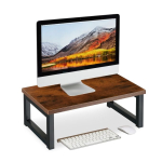 Monitori alus 15x40x23cm., tumepruun/must