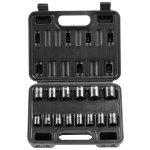 14-osaline 3/8" l&ouml;&ouml;kmeetriliste padrunv&otilde;tmete komplekt, 7-20 mm, kroommol&uuml;bdeenteras, autoremondiks