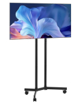 Kaasaskantav teleri ja monitori alus ratastega, 32&ndash;65", k&otilde;rguse reguleerimise v&otilde;imalus, VESA 400x400 mm, kuni 40 kg