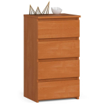 Kummut CL4, 4 sahtlit, pruun, 40 &times; 74 &times; 35 cm