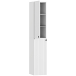 Seinale kinnitatav vannitoakapp, 2 ust, 6 riiulit, 30 &times; 161 &times; 30 cm
