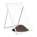 Aiase s&otilde;el Relaxdays, 20 &times; 30 mm silm, H&otilde;bedane, 60 &times; 85 &times; 80 cm