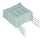 Teppitud toolipadjad Relaxdays, 4 tk, 40 &times; 5 &times; 40 cm