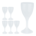 Valge veini klaasid Relaxdays 10044220.0, 6 tk, &Oslash; 8 &times; 19,5 cm