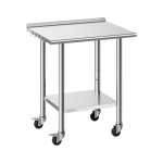 K&ouml;&ouml;gi t&ouml;&ouml;laud VEVOR YH2-J-D-30, rataste ja tagaseinaga, 76,2 &times; 89,4 &times; 61 cm